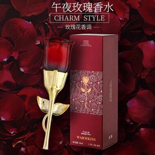 午夜玫瑰女士香水持久留香清新緋色戀人高級玫瑰花香水情人節禮物