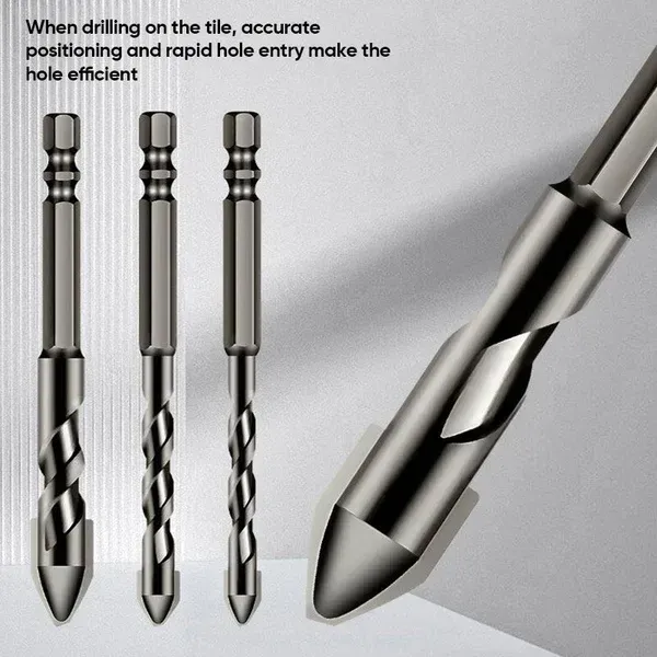 ⚡Hot Sales 40% OFF⭐High-strength eccentric twist drill bit（6+8+10+12mm）