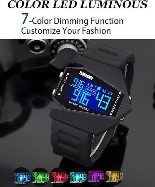 🔥Last Day 49% Multifunctional Men Woman Digital Watch Sports Alarm Watch Fighter Jet Airplane
