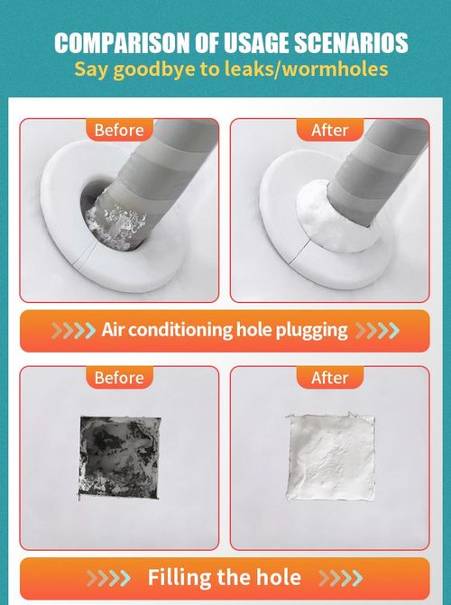 Waterproof Duct Seal Repair Sealing Clay White Seal Putty Quick Mending Mud
