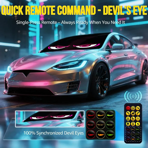 🔥50%+ OFF LED Devil Eye Lights | USB APP Control 🚗