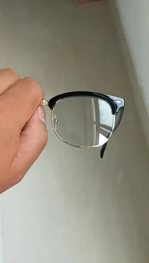 Men's Vintage Square Frame Fashion Glasses - Classic Black Composite Frame with Clear Lenses, Stylish & Durable for Everyday Wear, Classic Square Frame, Composite Frame Fashion Glasses, Lightweight Comfortable Eyewear, Casual Daily Fashion Glasses for Men, Retro Style Spectacles for Work, School, Party & Daily Outfits