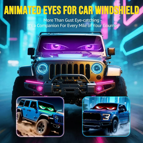 🔥50%+ OFF LED Devil Eye Lights | USB APP Control 🚗