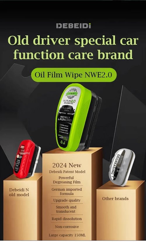 New Design Glass oil film cleaning wipe oil film remover