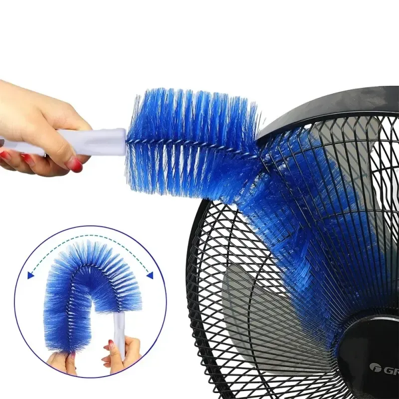 1pc Dust Remover Brush For Air-conditioner Furniture Shutter Home Car Fan Brush Dust Removal Tool Microfibre Duster