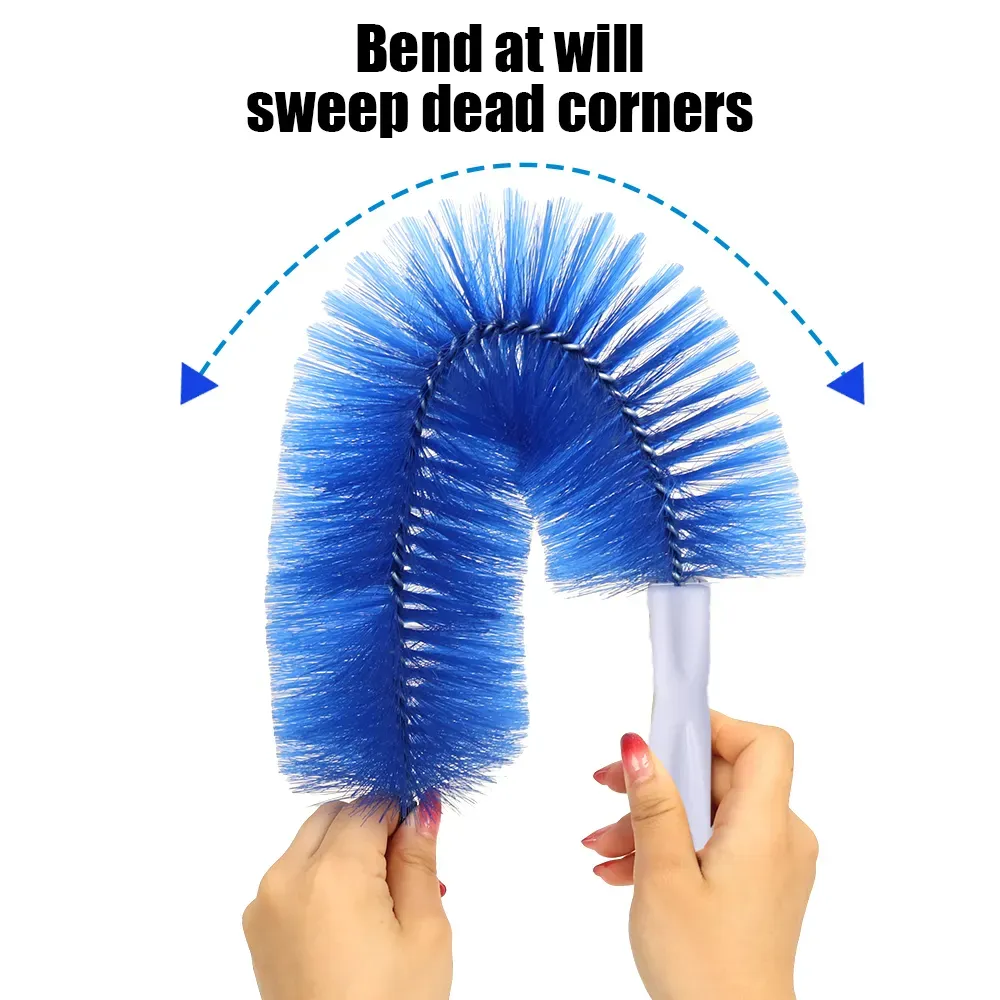 1pc Dust Remover Brush For Air-conditioner Furniture Shutter Home Car Fan Brush Dust Removal Tool Microfibre Duster