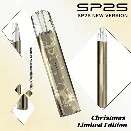 SP2S鈦款電子菸主機 聖誕限定款 🎄一代煙彈通用 台灣現貨