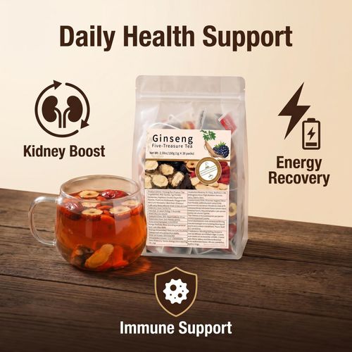Men s Kidney Vitality Ginseng Five Treasure Energy Tea