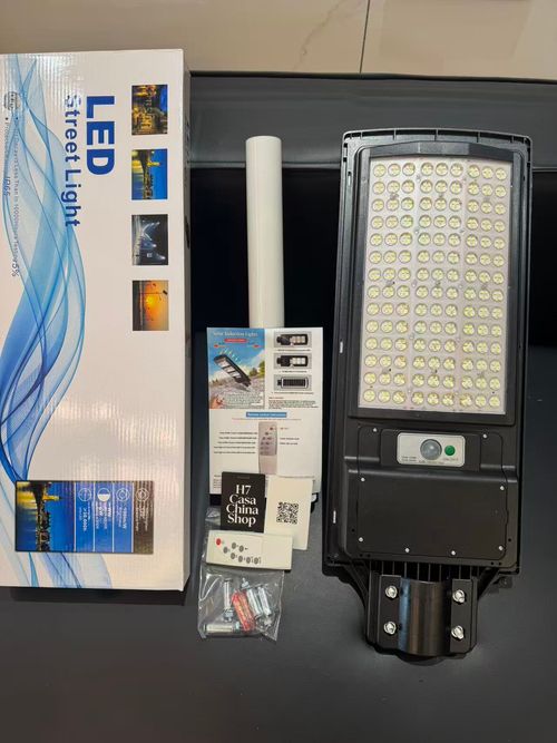 Solar Street Light 504 LEDs | 1500ml Large Battery | Wide Angle Waterproof Outdoor Light