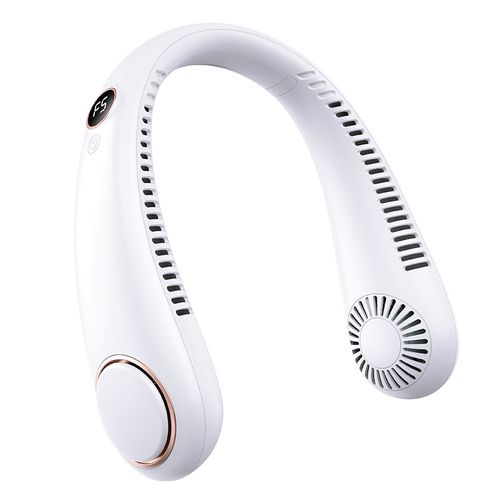 TikTok Viral Upgraded Neck Fan, 4000mAh Large Battery 5 Speed Adjustable USB Rechargeable Portable Hands Free Outdoor Lazy Fan