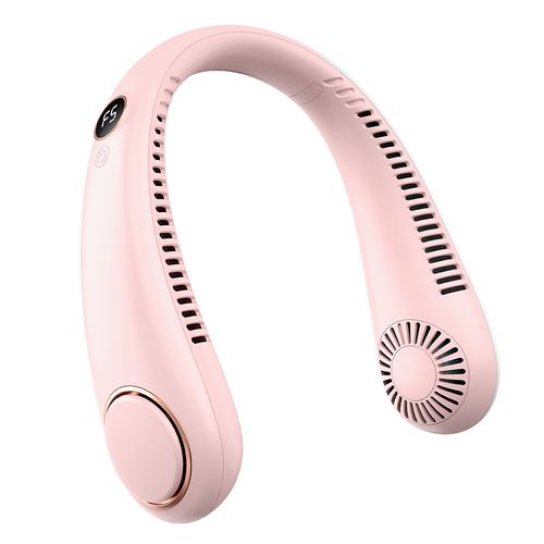 TikTok Viral Upgraded Neck Fan, 4000mAh Large Battery 5 Speed Adjustable USB Rechargeable Portable Hands Free Outdoor Lazy Fan