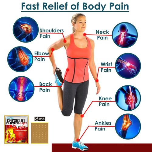 Herbal extracted chili hot patches relieve lumbar and cervical pain