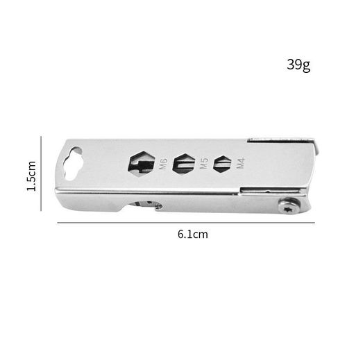 SIM Card Removal Needle,Blade,Screwdriver Nail File Multi-Function Metal Keychain