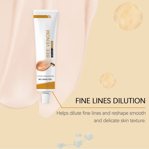 Bee venom elastic cream gently cares, lightly hydrates skin, elasticity, delicacy, fine skin moisturizing face cream