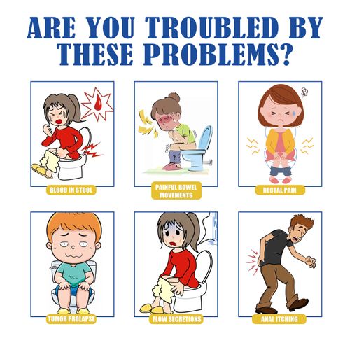 Hemorrhoid ointment for reducing swelling, itching, and pain in the anal area caused by mixed internal and external meatballs. Anal Comfort Care Cream