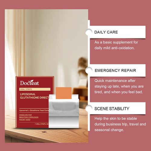 DOCTEAT Body Care Oral Dissolved Tablets Gentle Ingredients Care Body and Facial Skin Softening Daily Care Tablets
