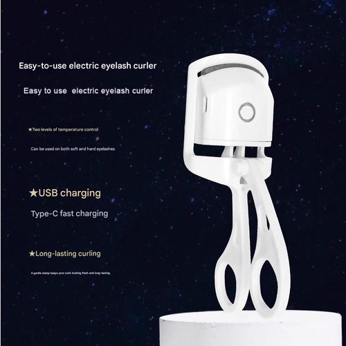 Electric eyelash curler, electric curling and long-lasting shaping eyelash curler, curling device, charging and heating electric eyebrow curler, divine tool