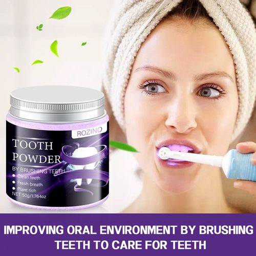 Tooth powder, fresh breath, yellowing, smoke stains, yellowing, bad breath, mild gum protection toothpaste