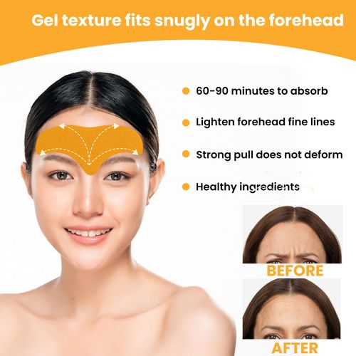 Gentle and smooth forehead patch, caring for fresh, comfortable, delicate and moisturizing forehead and facial skin patch