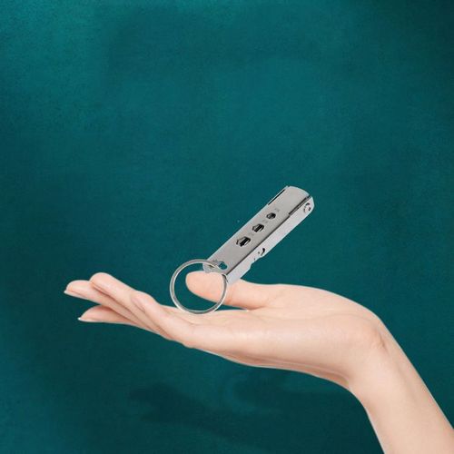 SIM Card Removal Needle,Blade,Screwdriver Nail File Multi-Function Metal Keychain