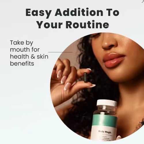 Chlorophyll capsules alleviate body odor, underarm and private odor