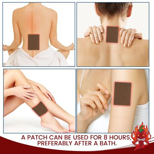 Herbal extracted chili hot patches relieve lumbar and cervical pain