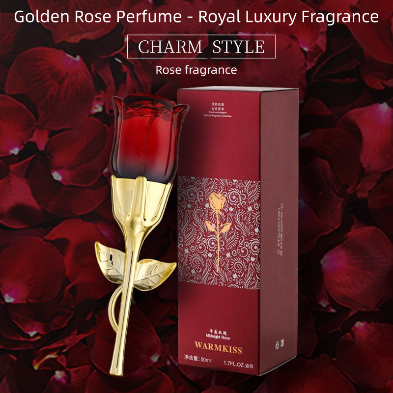 Dubai Golden Rose Perfume - Royal Luxury Fragrance