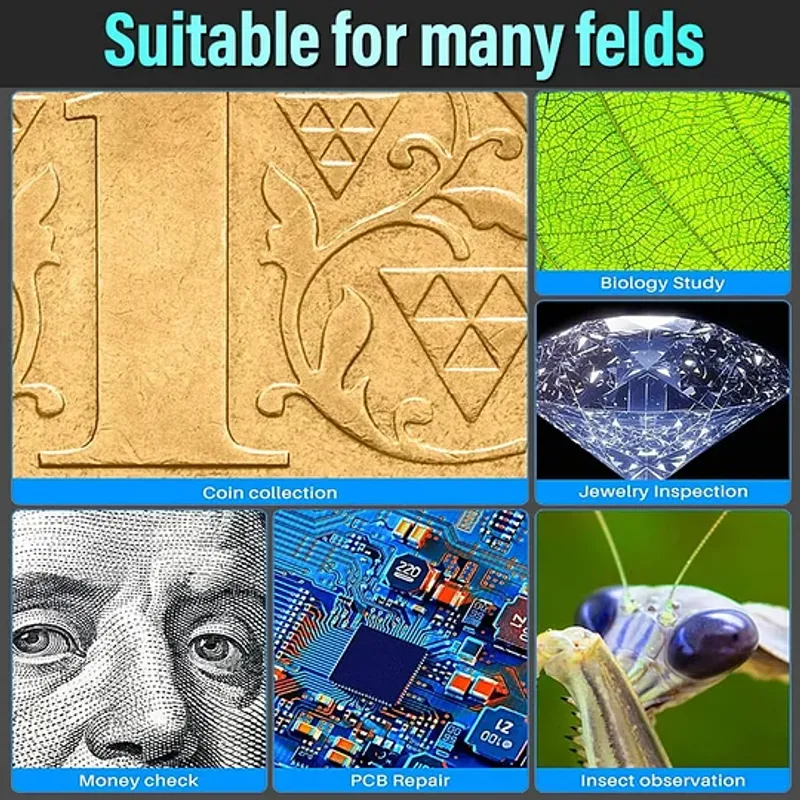 Digital HD Microscope 50x-1600x Magnification (PC & Phone Connectable)