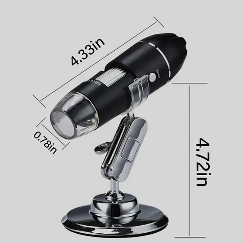 Digital HD Microscope 50x-1600x Magnification (PC & Phone Connectable)