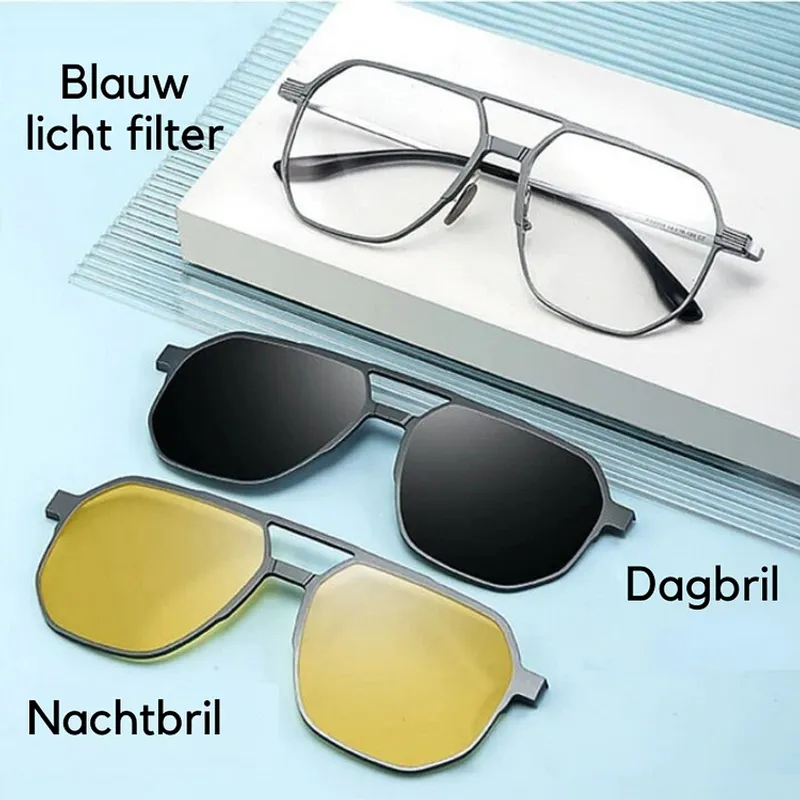 3-in-1 polarized sunglasses