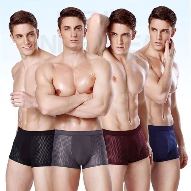 (Sale - 49% off) Nylon Ice Silk Breathable Men's Briefs (Buy 2 Get 2 Free)