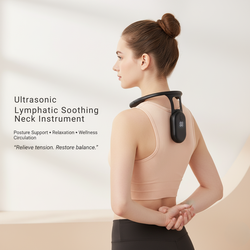 Ultrasonic Lymphatic Soothing Neck Instrument