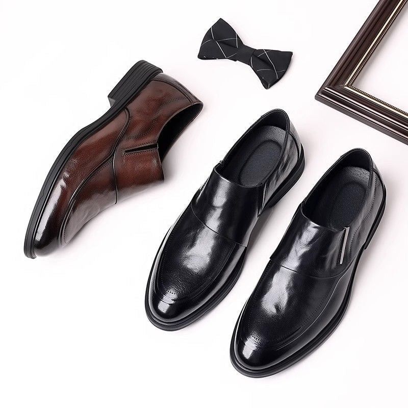 Men's business casual slippers made of PU leather