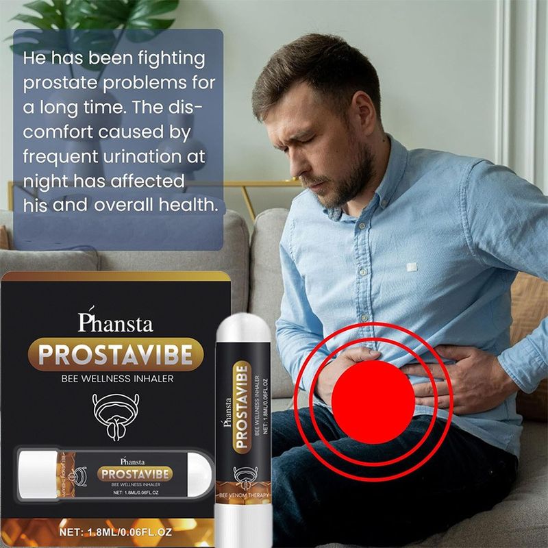 Just one inhalation can relieve prostate discomfort in 5 minutes.