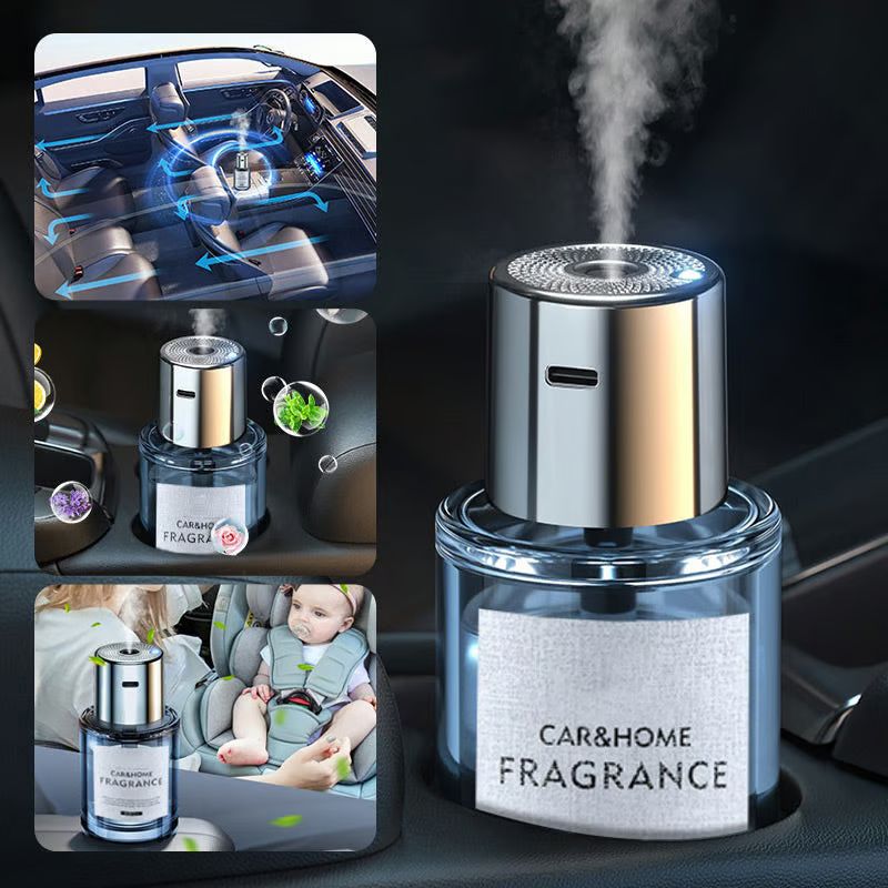 Two-pack intelligent ultrasonic car spray aromatherapy