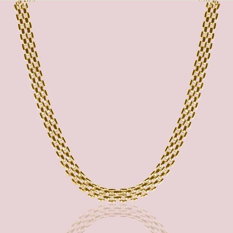 18K gold chain necklace