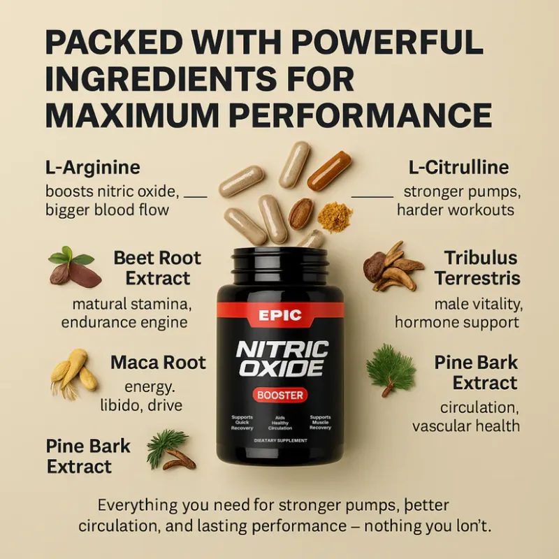 Nitric Oxide+ ProstateHealth-Ultimate StackFor Better Flow, Sleep,and Sex