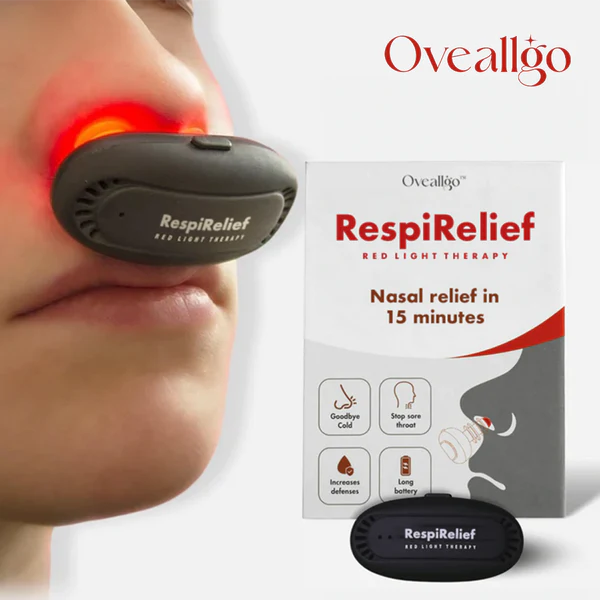 OVEALLGO™ Red Light Instant Breathing Nasal Therapy Device