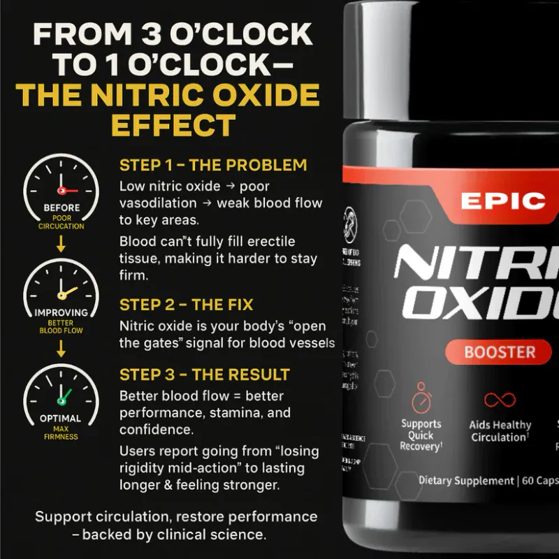 Nitric Oxide+ ProstateHealth-Ultimate StackFor Better Flow, Sleep,and Sex