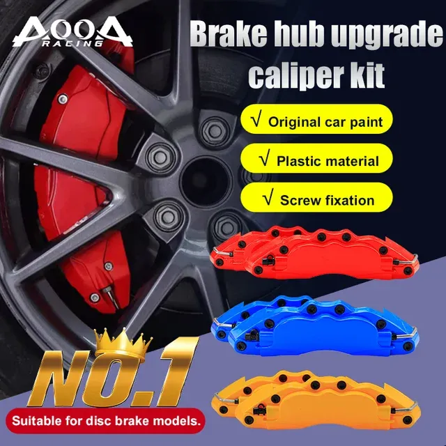 4-piece wheel high performance brake caliper upgrade kit