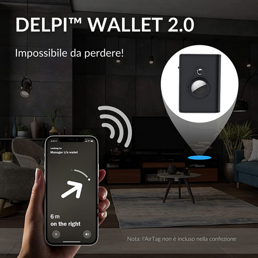 DELPI ™ Wallet 2.0 Portable Location Wallet