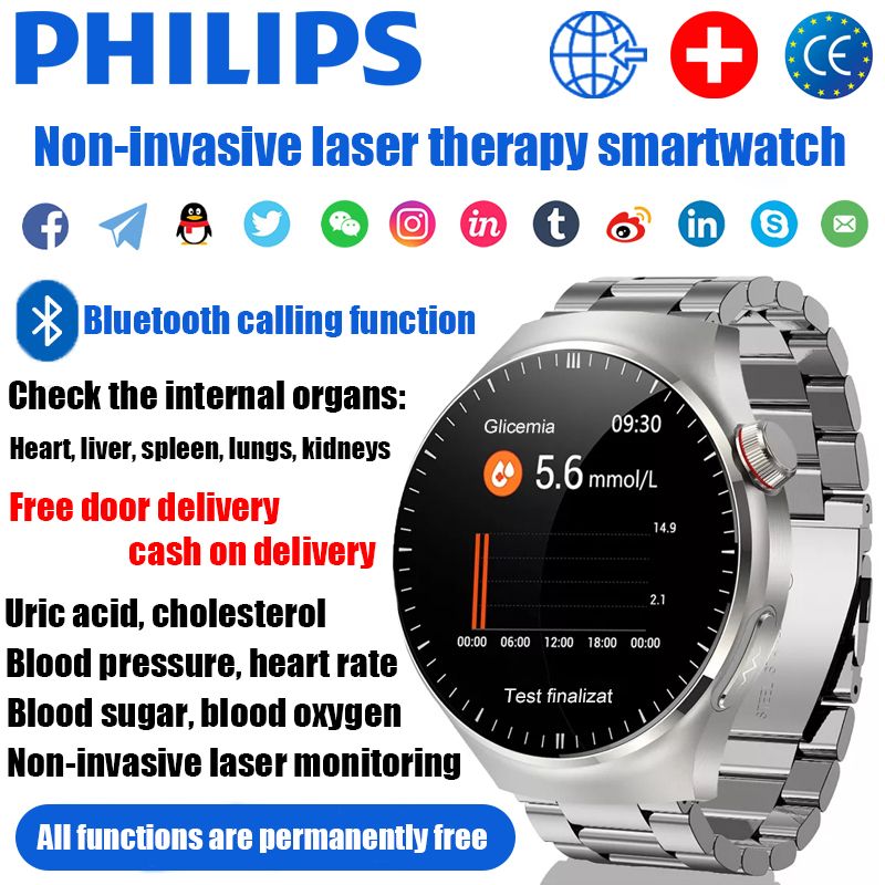 Philips non-invasive laser therapy smartwatch