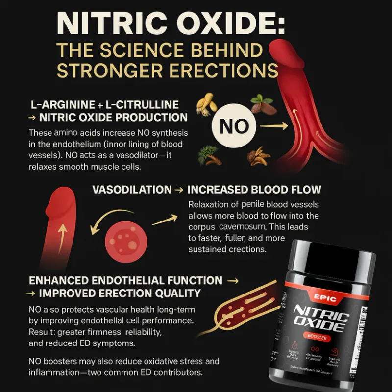 Nitric Oxide+ ProstateHealth-Ultimate StackFor Better Flow, Sleep,and Sex
