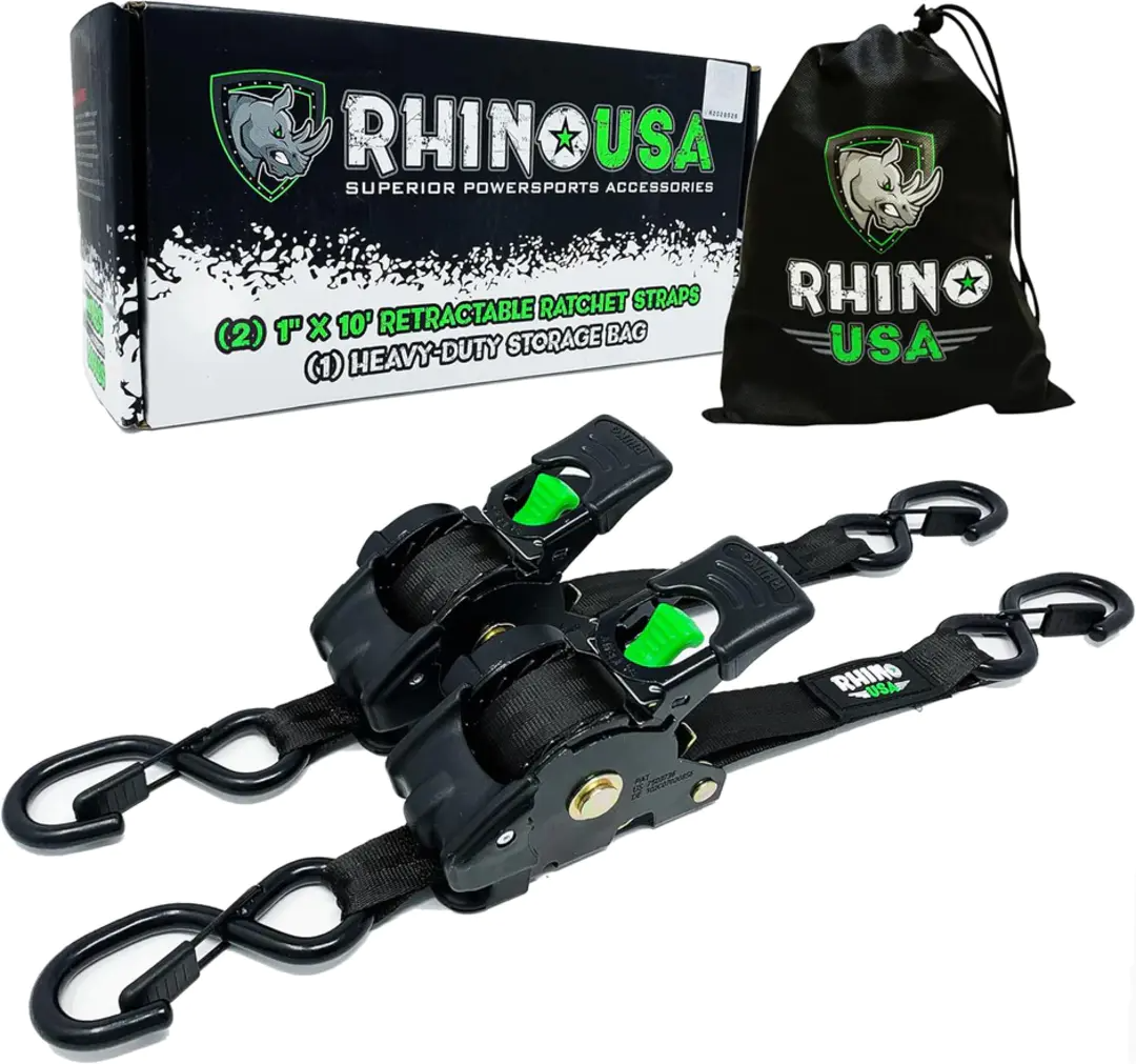 Promotion - Rhino USA Retractable Ratchet Strap