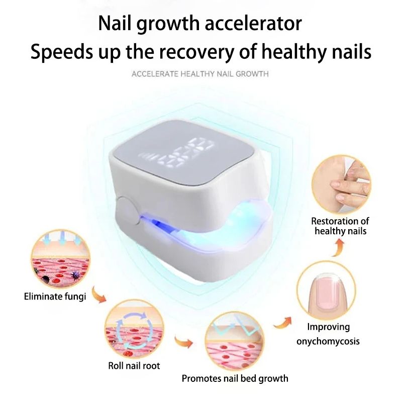 Laser nail fungus treatment device