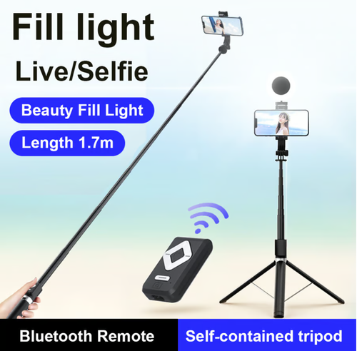 🔥New 6 in 1 Bluetooth Selfie Stick
