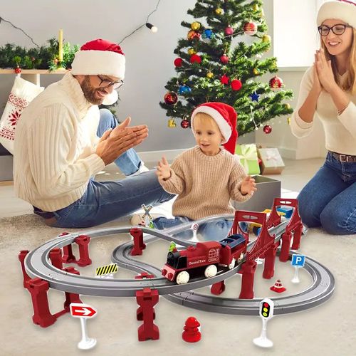 🔥🚂 Electric Train Set - Educational Toy 👨‍👩‍👧‍👦🚀