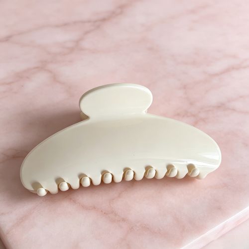 High-end Glossy Half-round Hair Claw Clip, Large Back Head Shark Clip for Thick Hair Women Hair Accessories