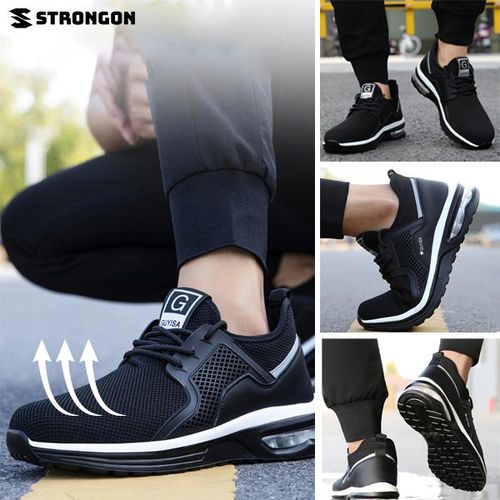 STRONGON® – Reinforced and durable steel toe gym shoe for men