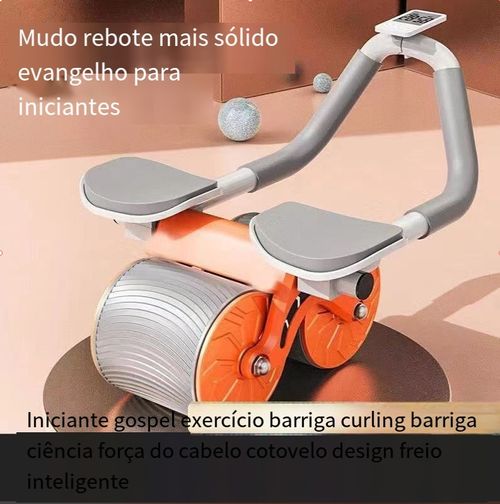 O Must-Have para Abdômen Definido: Roda Abdominal com Recuo Automático!